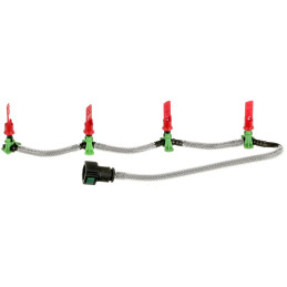 Tuyau/durite de retour d'injecteur pour FORD B-MAX, Ecosport, Fiesta, Mondeo Mk5, Transit Courier 1,4/1,5/1,6L 305 379