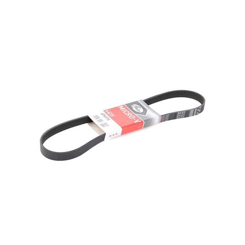 Courroie accessoire a nervure 6pk975 6PK975 Courroie accessoire a nervure 6pk975 6PK975