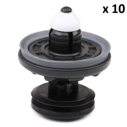 10 Clips panneau de porte VW Golf Touran Polo Passat Tiguan Touran 0317