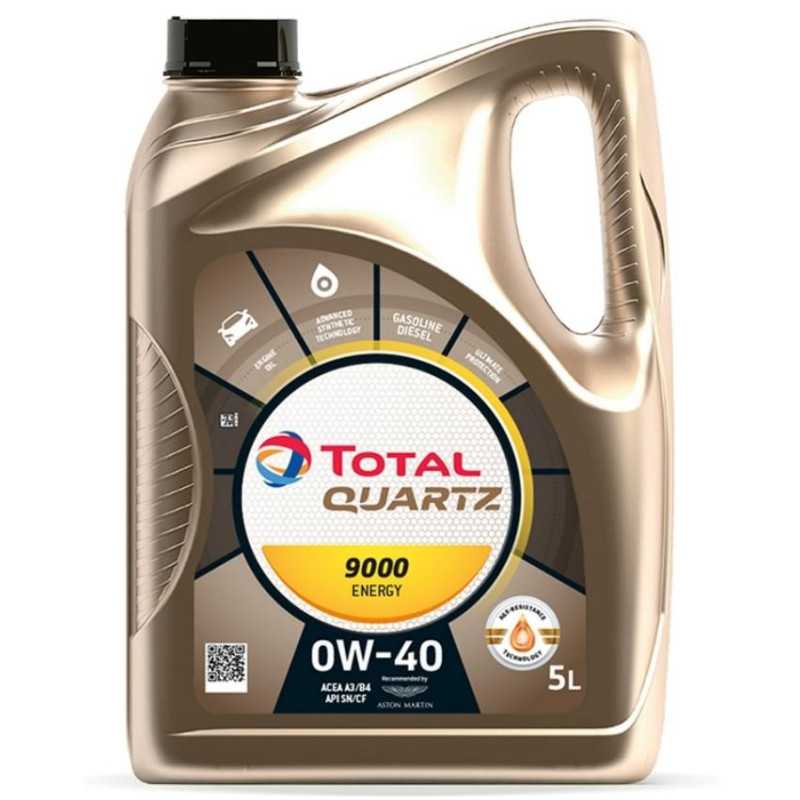 Huile moteur 0W40 QUARTZ / TotalEnergies 5L 0W40TOTAL