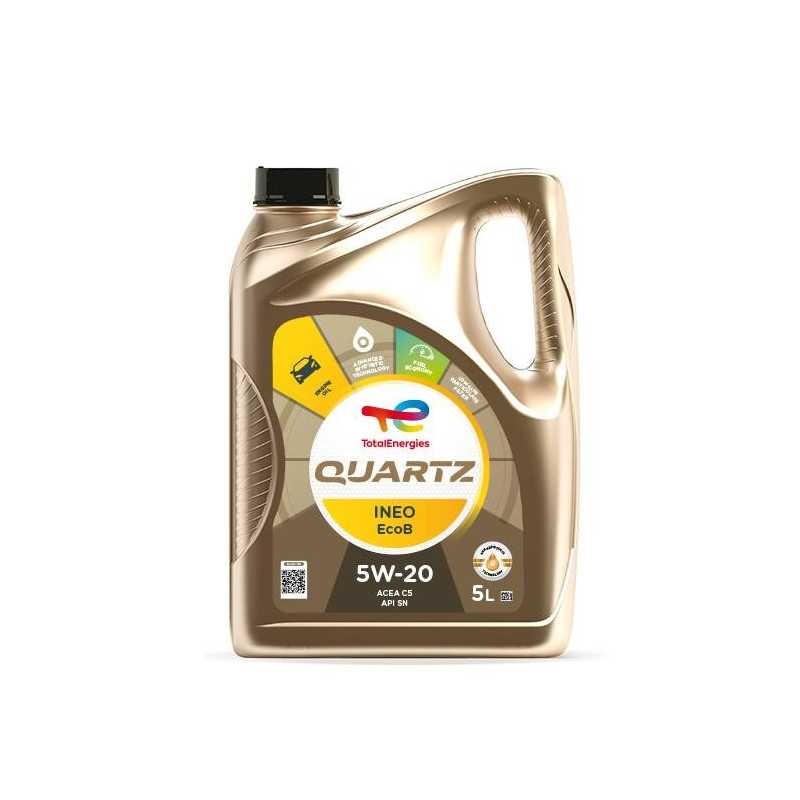 Huile moteur 5W20 Quartz INEO EcoB / TotalEnergies 5L 5W20TOTAL Huile moteur 5W20 Quartz INEO EcoB / TotalEnergies 5L 5W20TOTAL