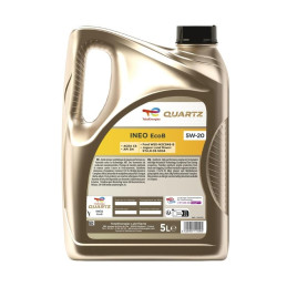 Huile moteur 5W20 Quartz INEO EcoB / TotalEnergies 5L 5W20TOTAL