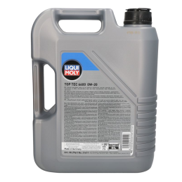 Huile moteur 0W20 TOP TEC 6600 / LIQUI MOLY 5L 2W20LIQUIMOLY