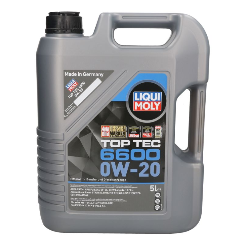 Huile moteur 0W20 TOP TEC 6600 / LIQUI MOLY 5L 2W20LIQUIMOLY Huile moteur 0W20 TOP TEC 6600 / LIQUI MOLY 5L 2W20LIQUIMOLY