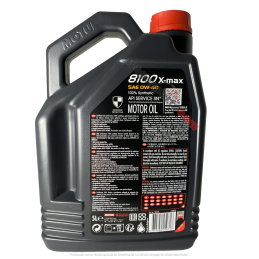 Huile moteur 0W40 8100 X-max / Motul 5L 104533