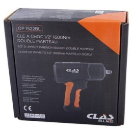 CLE A CHOC 1/2" 1600Nm DOUBLE MARTEAU OP1522BL