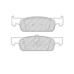 Jeu de 4 plaquettes de frein avant pour Dacia Sandero 2 Logan MCV 2 Renault Clio 4 B111492