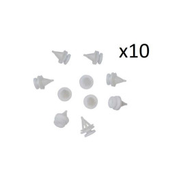 10 clips, rivets, fixations panneau, garniture porte pour Renault Clio 1 2 Kangoo Laguna 1 2 Megane 1 2 Modus R19 289