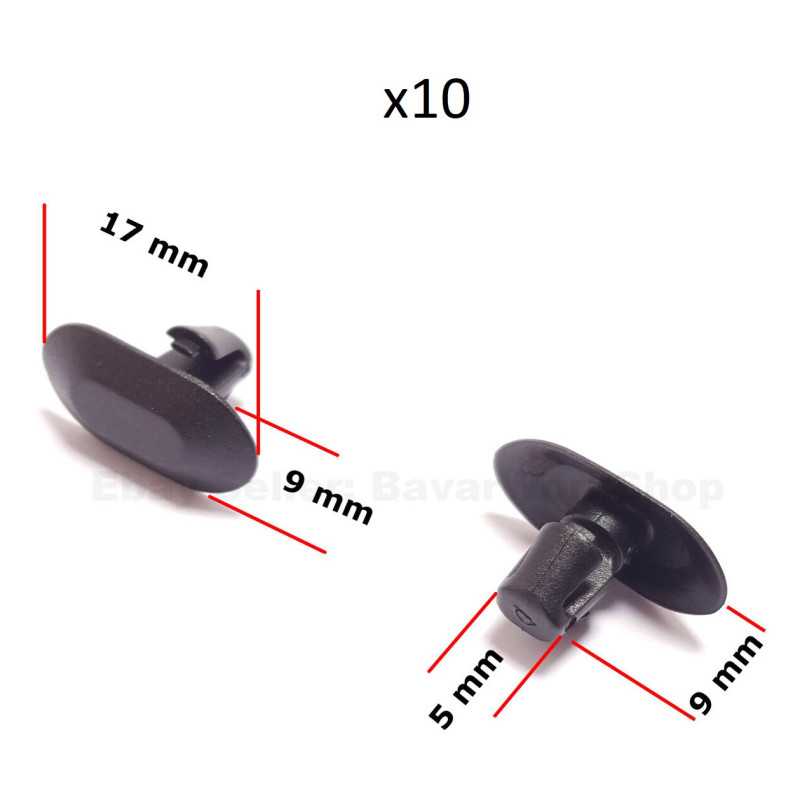 10 Clips Agrafe plastique RENAULT PEUGEOT CITROEN 585 10 Clips Agrafe plastique RENAULT PEUGEOT CITROEN 585