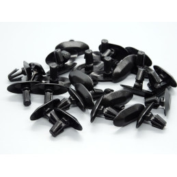 10 Clips Agrafe plastique RENAULT PEUGEOT CITROEN