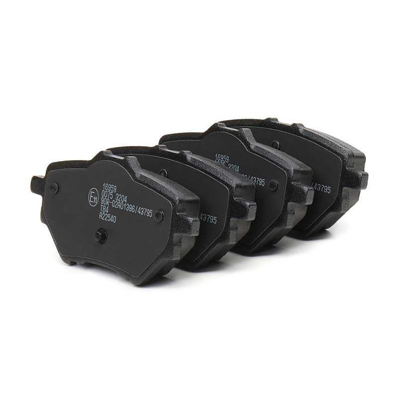 Jeu de 4 plaquettes de frein arrière pour CITROEN Berlingo,C4/ DS 3,4,9/OPEL Astra,Corsa,Mokka/PEUGEOT 208,2008,308,3008,408,...