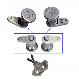 Jeu de cylindres, barillets de serrures de porte avant gauche et droite pour DACIA Logan I /RENAULT 21,Clio I,R21,Rapid,Super...