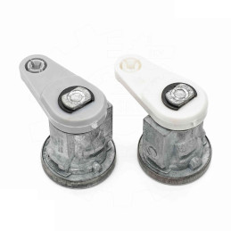Jeu de cylindres, barillets de serrures de porte avant gauche et droite pour DACIA Logan I /RENAULT 21,Clio I,R21,Rapid,Super...