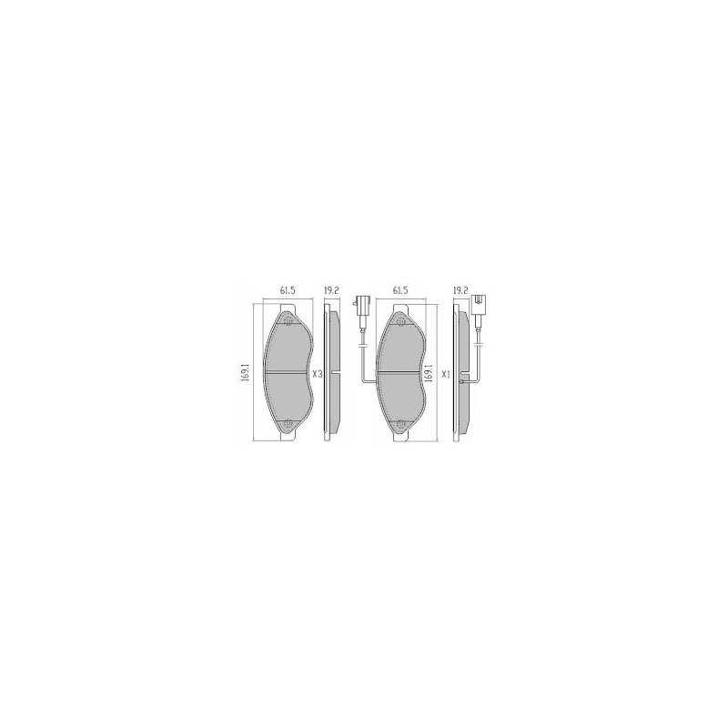 Plaquettes de frein arriere Citroen jumper Fiat ducato Peugeot boxer 35067