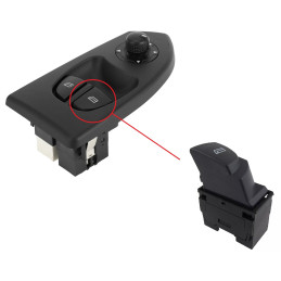 Bouton de lève-vitre passager pour CITROEN Jumper/ FIAT Ducato / PEUGEOT Boxer de 2002 à 2006 BLVP7
