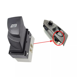 Bouton de lève-vitre conducteur pour CITROEN Jumper/ FIAT Ducato / PEUGEOT Boxer de 2002 à 2006 BLVP6