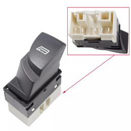 Bouton de lève-vitre conducteur pour CITROEN Jumper/ FIAT Ducato / PEUGEOT Boxer de 2002 à 2006 BLVP6