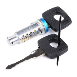 Serrure de porte avec 2 clefs pour...