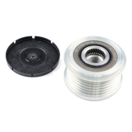 Poulie roue libre d'alternateur, poulie débrayable d'alternateur pour CITROEN/FIAT/FORD/LANCIA/LAND-ROVER/MINI/PEUGEOT/VOLVO