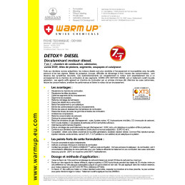 Décalaminant pour moteur diesel 1L / WARM UP