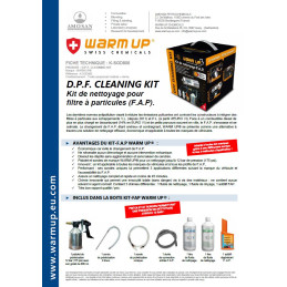 Kit de nettoyage pour filtre à particules (FAP) / WARM UP