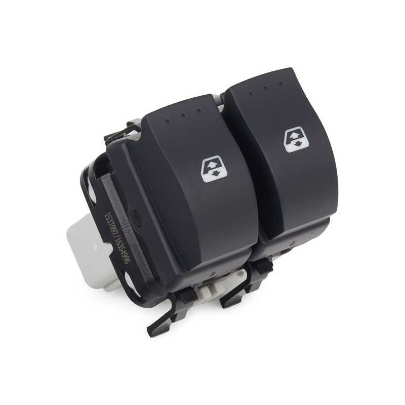 Interrupteur, bouton de lève vitre avant gauche pour RENAULT Espace IV,Laguna II,Megane II,Scénic II, Grand Scénic II S61320