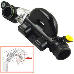Tuyau, pipe d'air de turbo Citroen C4 Peugeot 307 1.6 16V