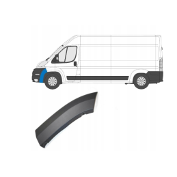 Bandeau, baguette de protection avant gauche pour CITROEN Jumper I et II/ FIAT Ducato II et III/ PEUGEOT Boxer M1319
