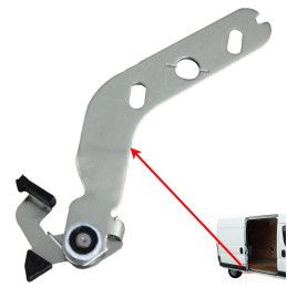 Guidage à galet, roulette de porte latérale coulissante CITROEN Jumper II/ FIAT Ducato III/ PEUGEOT Boxer 894.12.0023