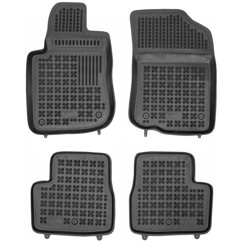 Jeu 4 Tapis caoutchouc de sol pour Peugeot 208 et GTI 2008 à partir de 2013