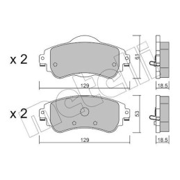 MGA 1071 OPEN PARTS BPA1464.08 REMSA...