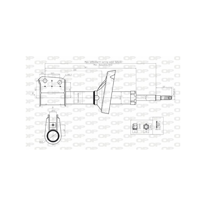 Open Parts SAB8122.31 Amortisseur