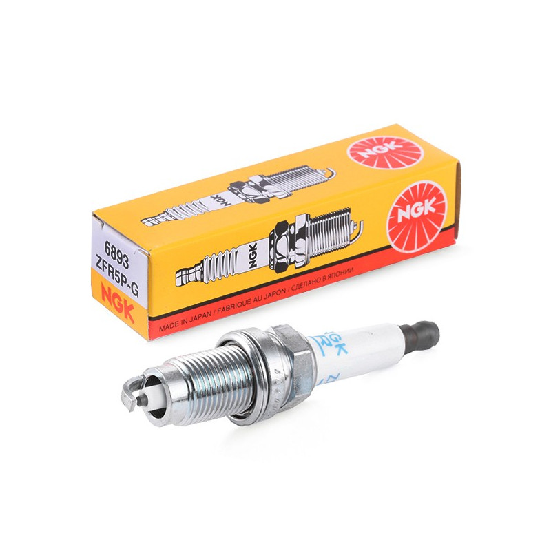 6893 Ngk ZFR5P-G Bougie d'Allumage M14 X 1,25, Ouverture de la Clé: 16 Mm