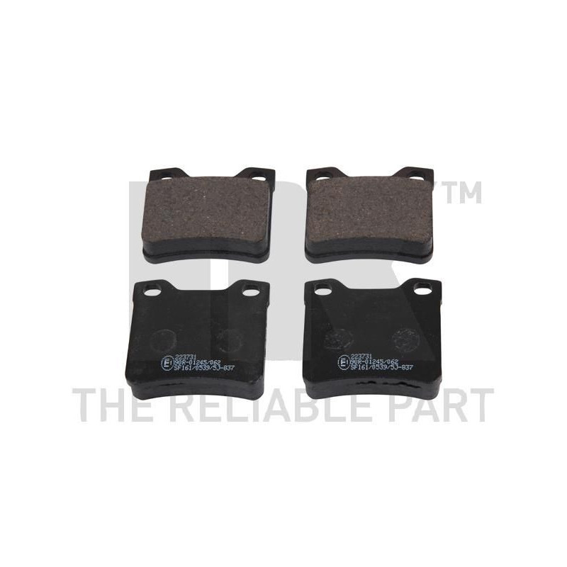Kit de Plaquettes de Frein, Frein à Disque Nk 223731 Contact
