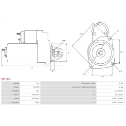 Alternateur AS-PL A0268 A0268