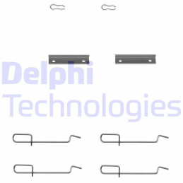 Kit accessoires plaquettes de frein Delphi LX0142
