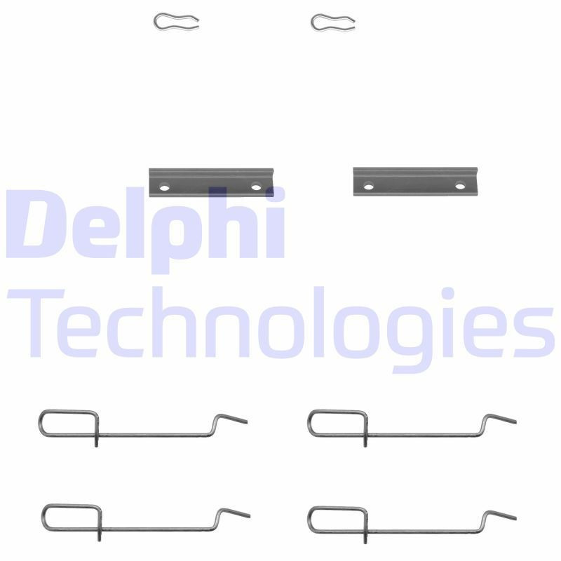 Kit accessoires plaquettes de frein Delphi LX0142