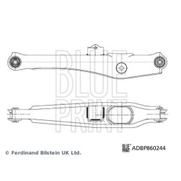 WAHACZ CITROEN T. C4 AIRCROSS, MITSUBISHI ASX/LANCER/LANCER SPORTBACK/OUTLANDER/OUTLANDER VAN, PEUGEOT 4008 12- LE/PR ADBP860244