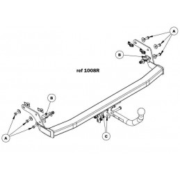 Attelage Citroen C3 Picasso depuis 03/2009 1008R