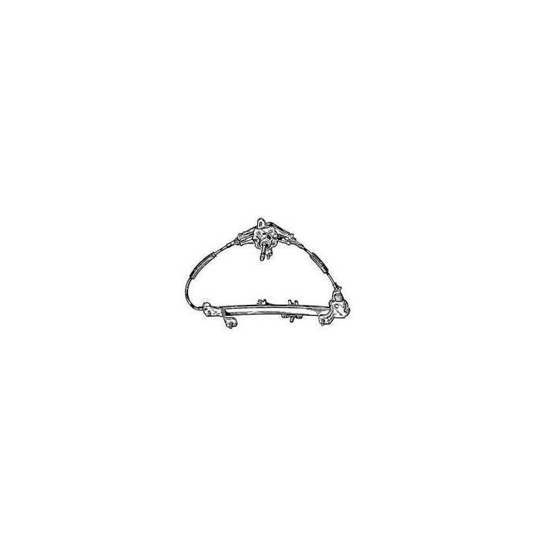 Leve vitre manuel avant droit Fiat Palio 3 portes 3707507 Leve vitre manuel avant droit Fiat Palio 3 portes 3707507