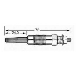 Bougie de préchauffe Alfa Express C15 Clio R19 R21 Xsara ZX 205 306 406 806 BF-223001