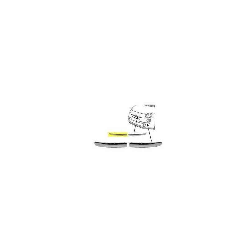 Moulure Droit CHROMEE de pare choc avant Fiat 500 3060101D Moulure Droit CHROMEE de pare choc avant Fiat 500 3060101D