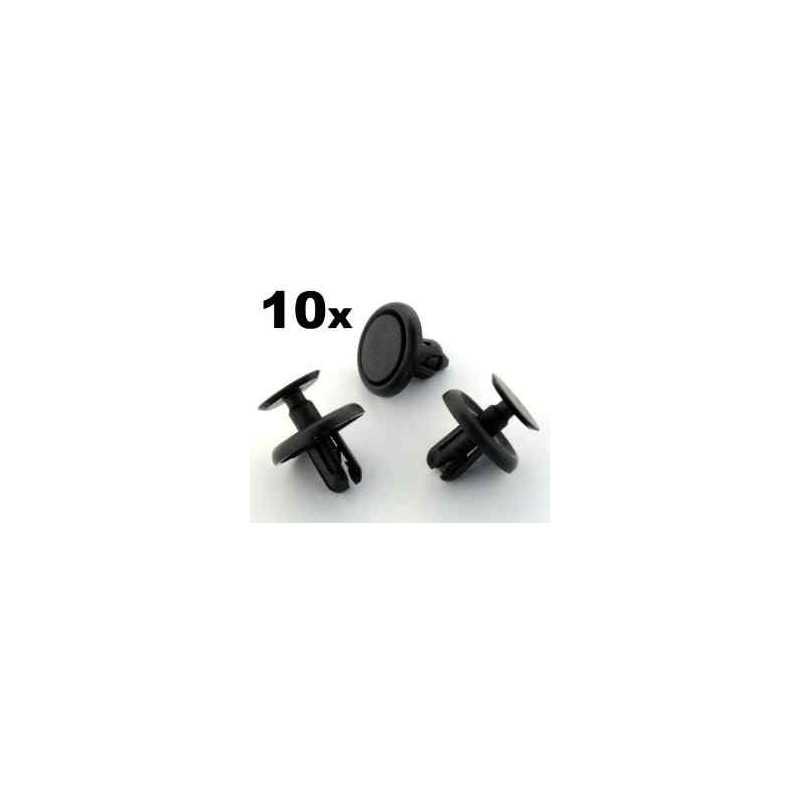 10 clips Passage de Roues Garnissages Habillages
