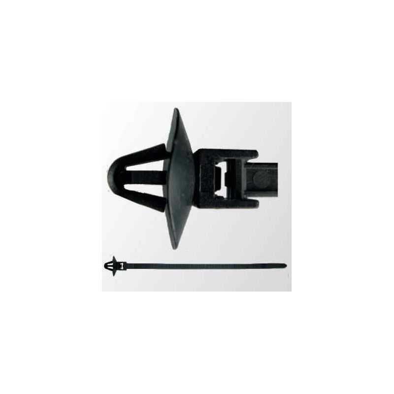 10 Clips cable universel Lanières monoblocs à pied ancre
