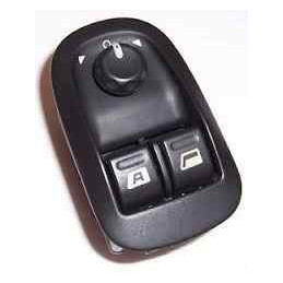 Bouton interrupteur leve vitre et retroviseur pour Peugeot 206 306 Expert Citroen Jumpy EWS-PE-004