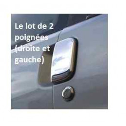 2 Poignées chromées de porte gauche...