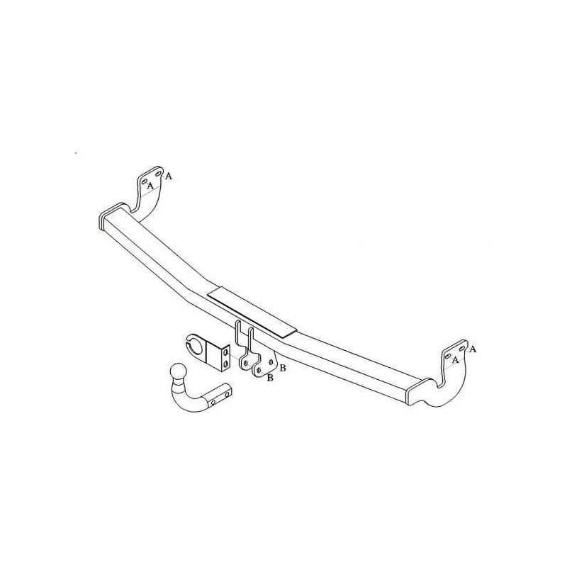 Attelage Atnor pour Peugeot 1007 2384R Attelage Atnor pour Peugeot 1007 2384R
