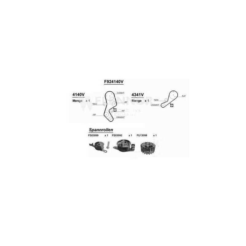 Kit distribution Ford Mondeo 1.8 Td Turbo Diesel 5550010