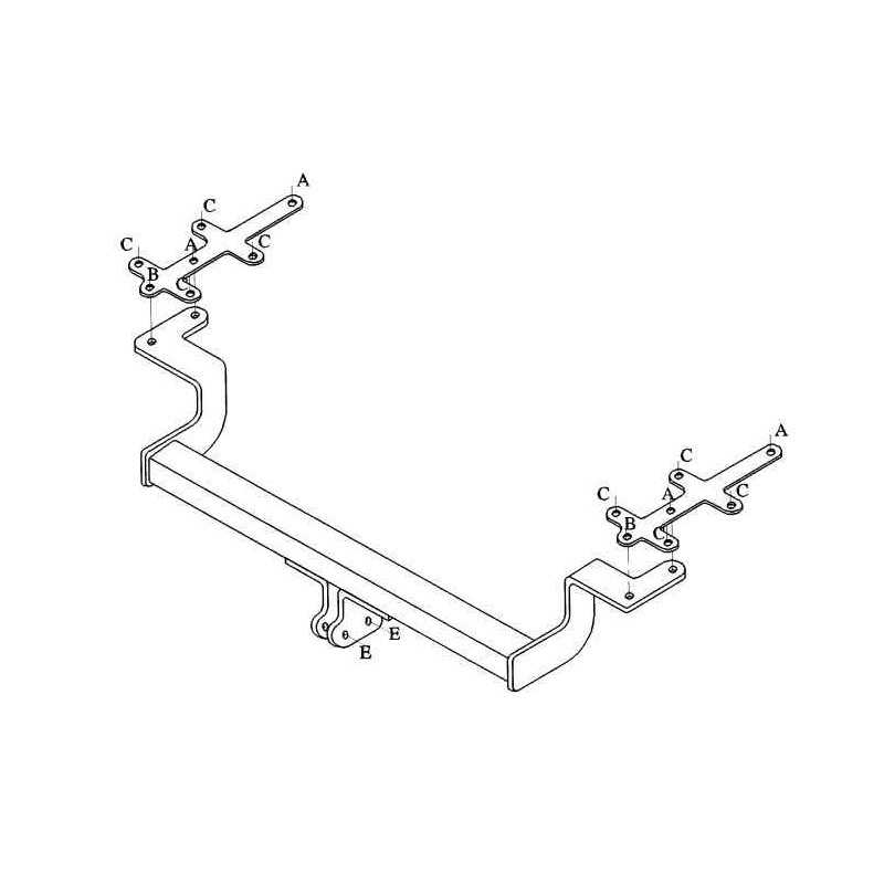 Attelage pour Suzuki SX4 Fiat Sedici modele depuis origine 4118R