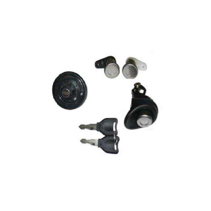 Kit serrure portes coffre et bouchon réservoir Renault Twingo 81124 Kit serrure portes coffre et bouchon réservoir Renault Twingo 81124